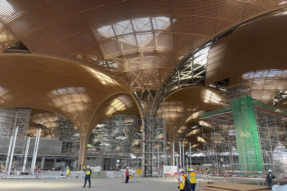 Techo International Airport 90% complete