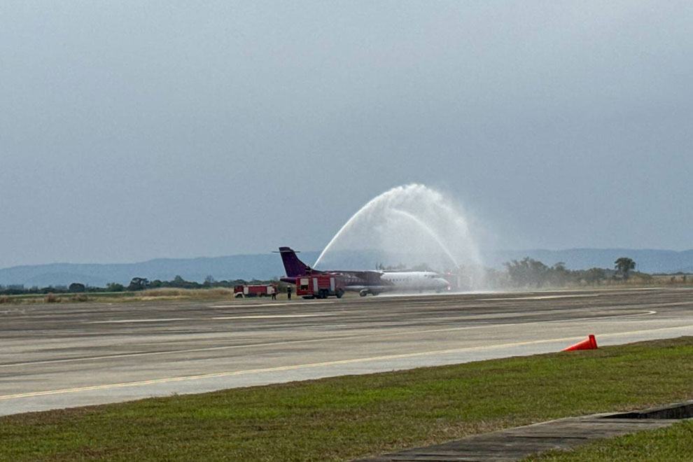 Dara Sakor International Airport receives first chartered flight