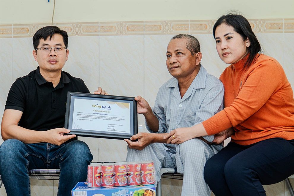 Through continued financial relief, humanitarian aid, and employee engagement, Wing Bank reaffirms its commitment to supporting Cambodian communities during times of hardship. Supplied