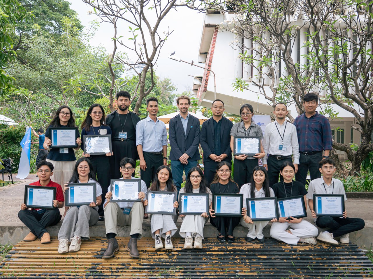 From February 23–27, twelve DMC students took part in a five-day intensive training on participatory photography, ethical storytelling, narrative development and field documentation. Supplied 