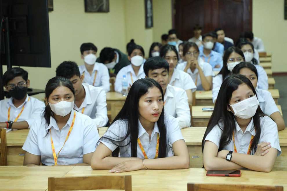 CRC give reproductive health class to students