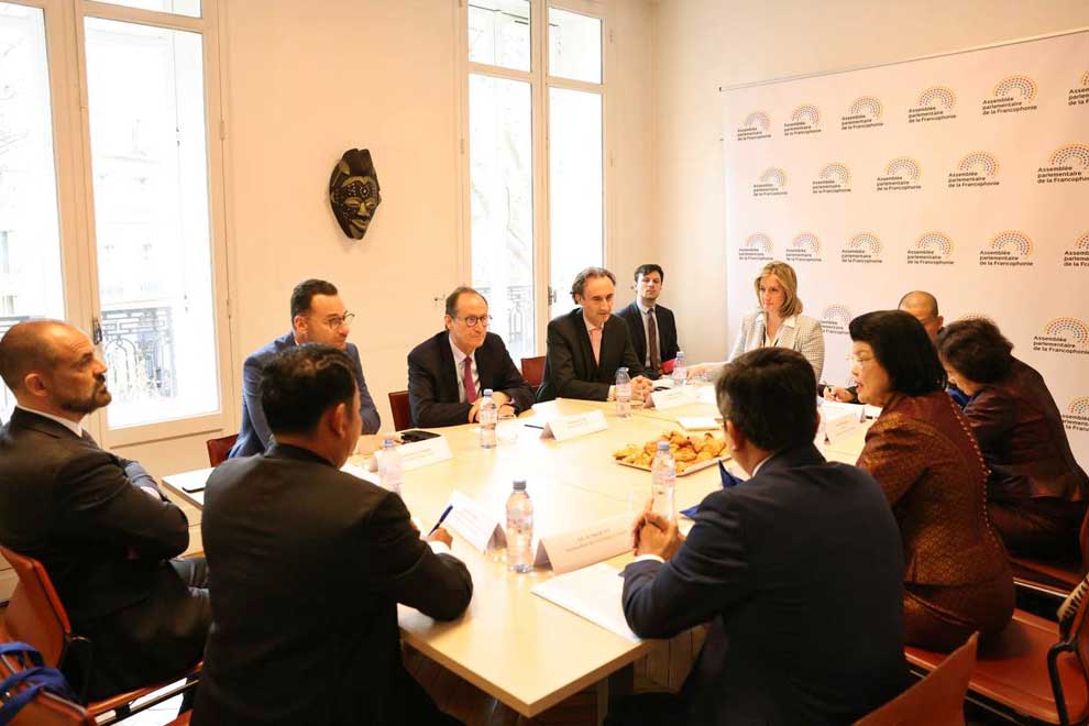 Sudary expresses support for French parliamentary body