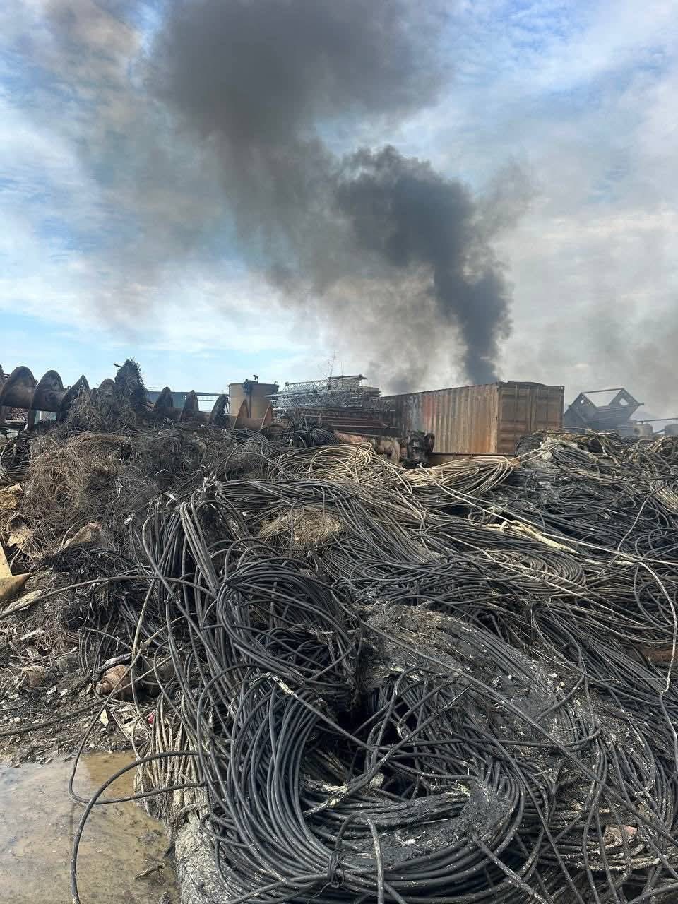 The fire reportedly took more than 24 hours to bring under control. Environment ministry