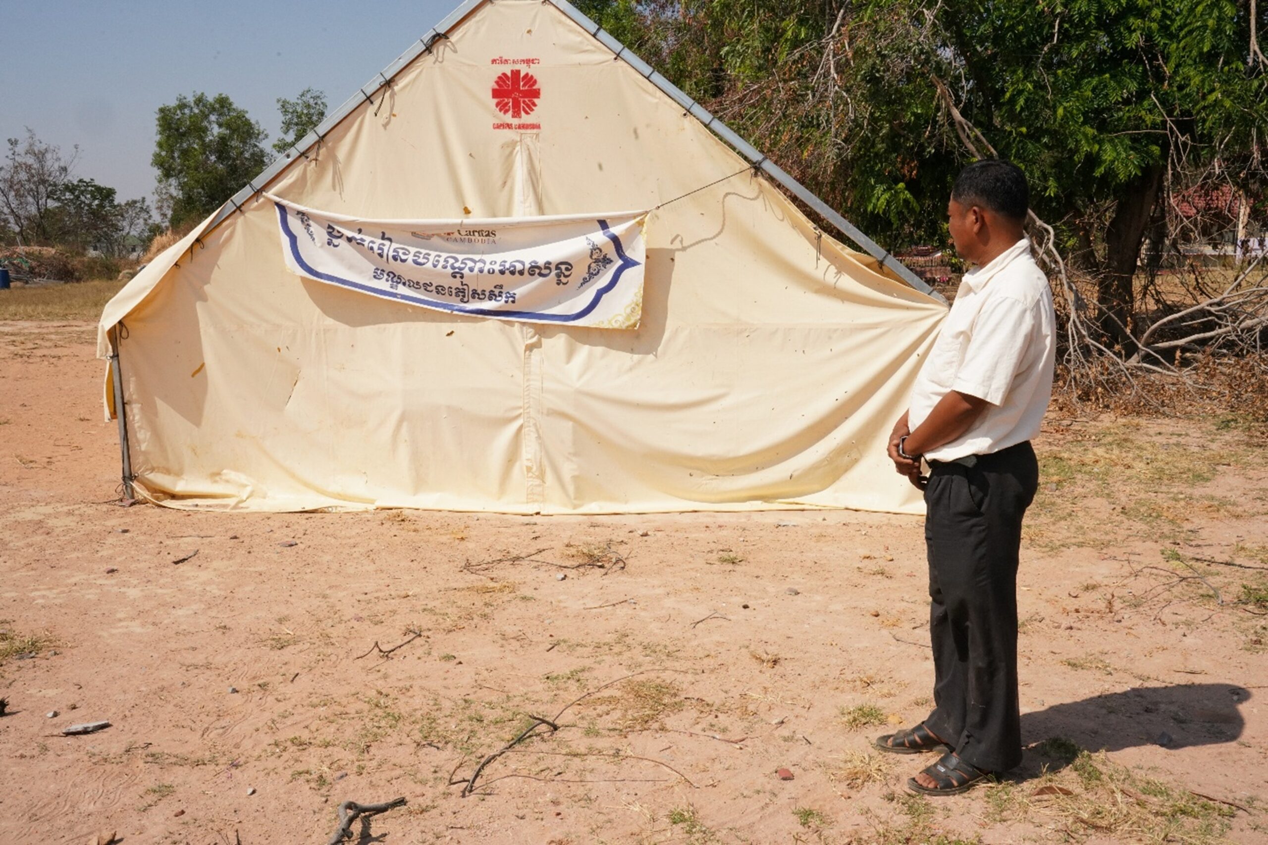 Tamone Senchey Primary School, which once hosted more than 200 students across six classrooms, suffered extensive destruction. Hong Raksmey