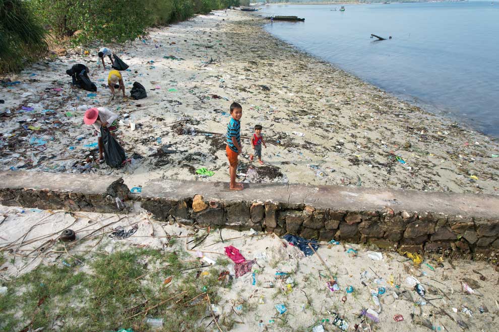 River Ocean Cleanup pledges island beach campaign