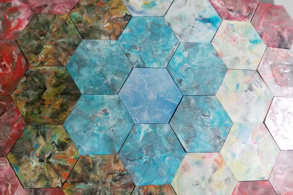 Disabled team turning plastic waste into treasure