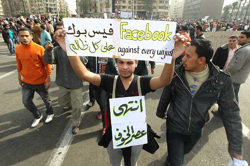 Cairo to Kyiv: Strife shows social media's highs