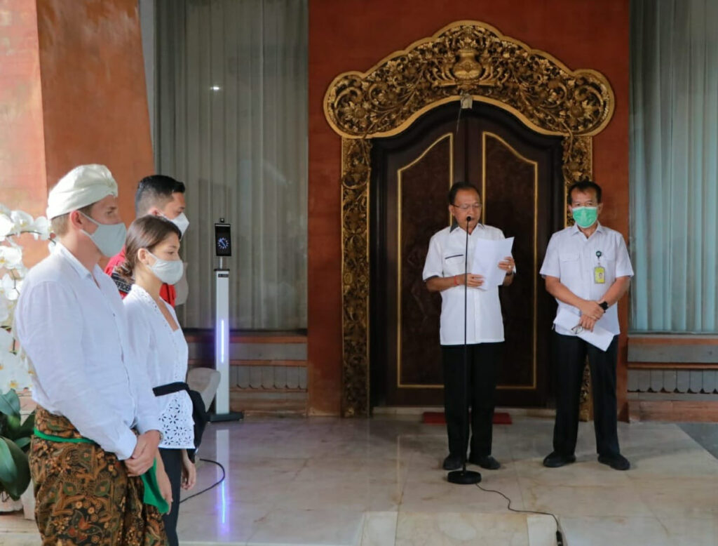 Bali clamps down on 'disrespectful' visitors over nude video