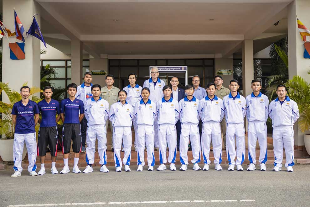 Cambodian cycling motivated to race hard at SEA Games