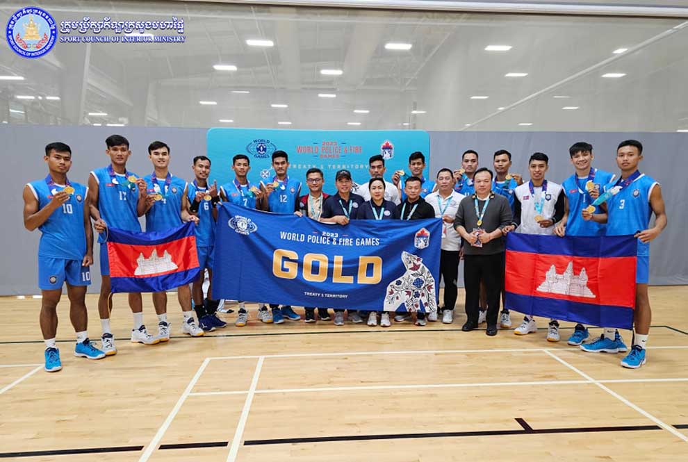 Cambodia cops success at World Police and Fire Games