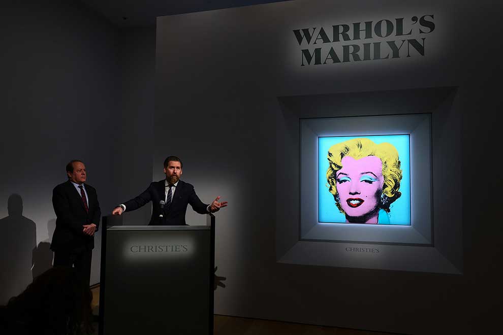 Andy Warhol Marilyn Monroe portrait may sell for record $200M