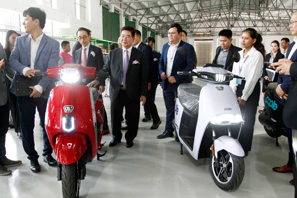 Kandal electric motorcycle factory opens