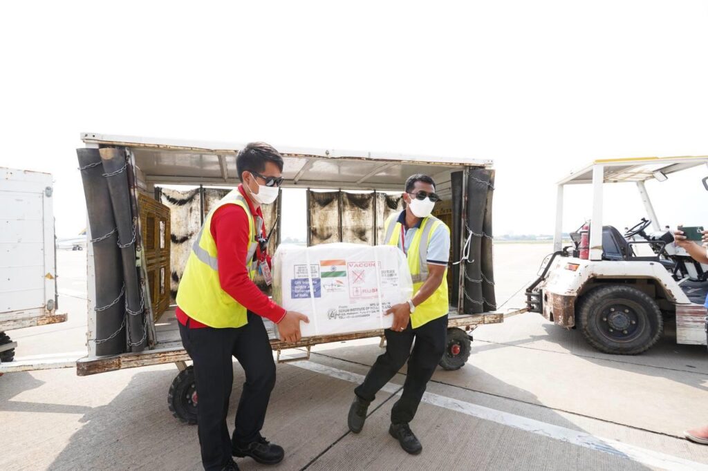Covid jabs donated by India touch down in Cambodia