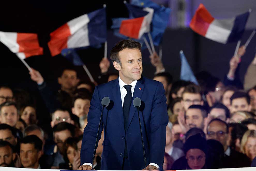 Macron wins new term after far-right battle