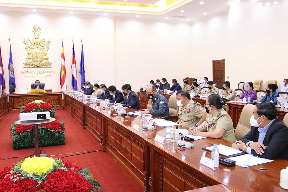 Sar Kheng vows to redouble gov't anti-trafficking efforts