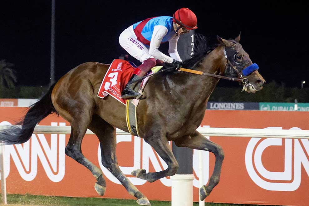Dettori rides Country Grammer to Dubai World Cup win