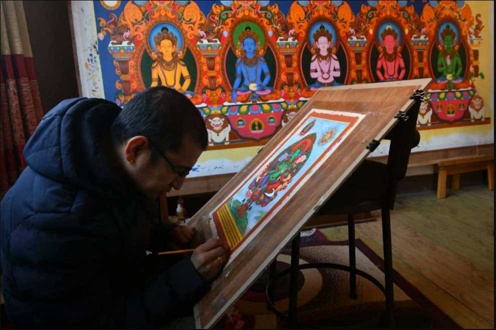 Nepal artist sustains sacred form