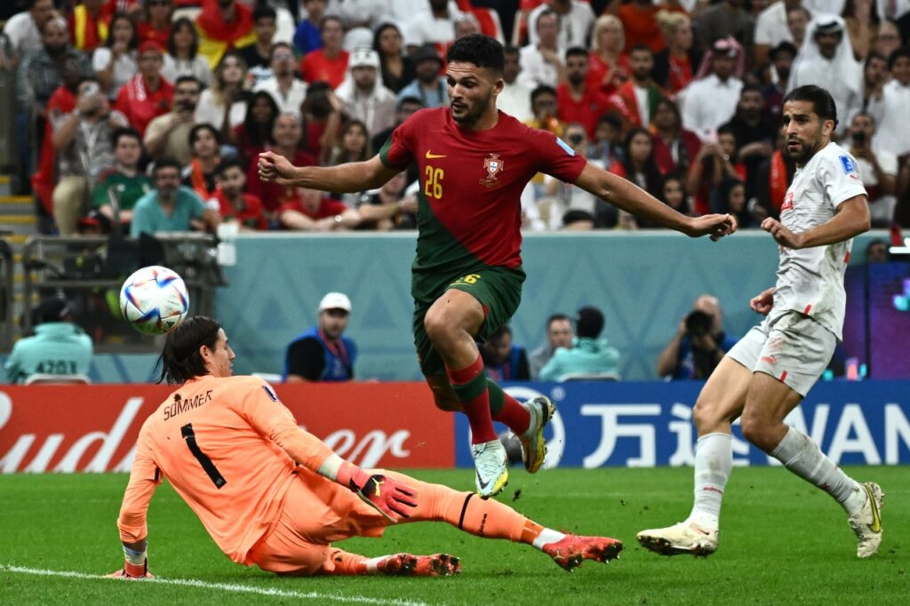 Ramos bags hat-trick as Portugal crush Swiss to reach World Cup quarters