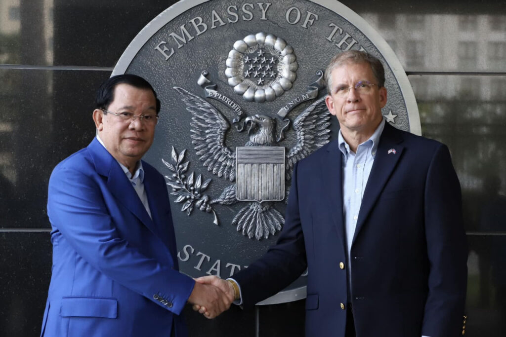 Positive outlook for Cambodia-US ties after PM visits embassy