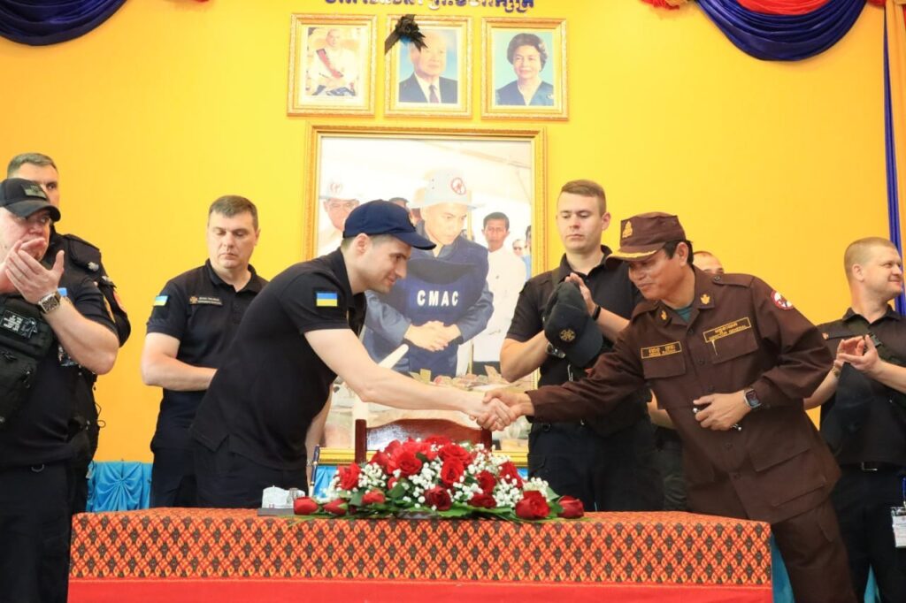 CMAC training for Ukrainian deminers ends