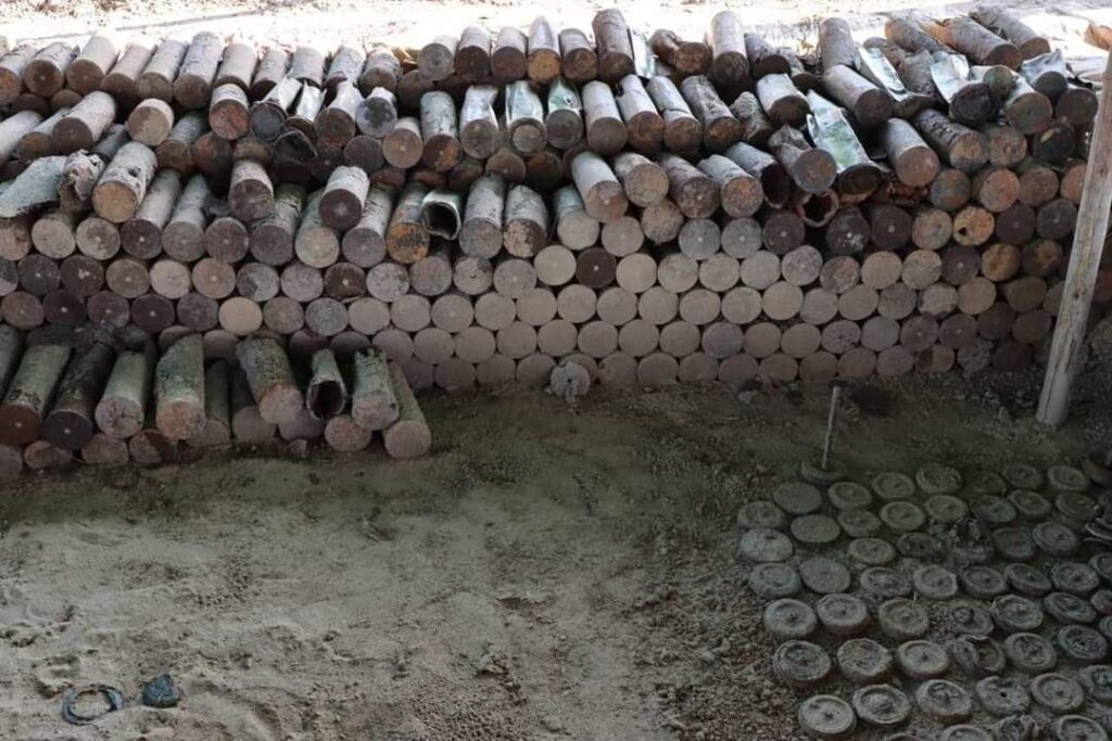 Nearly 39 tonnes of UXO-related items removed from Peam Reang shipwreck site