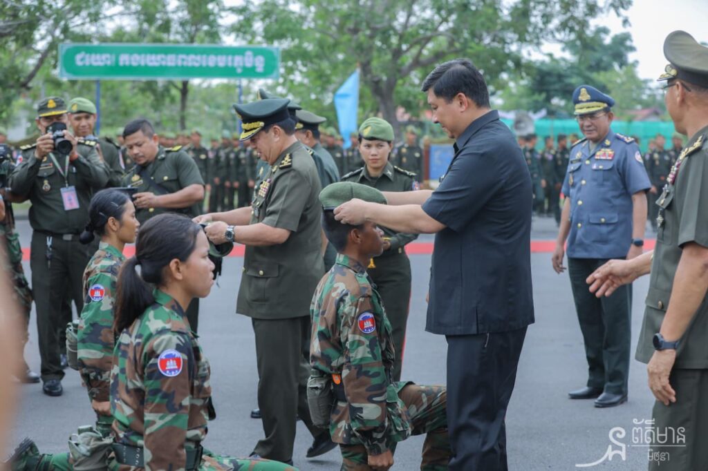 Minister stresses national spirit in defence and environmental training