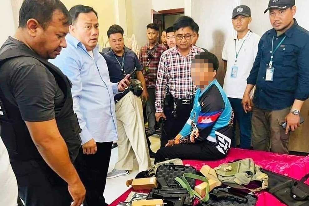 Police probe source of weapons after arrest of officer's assailant