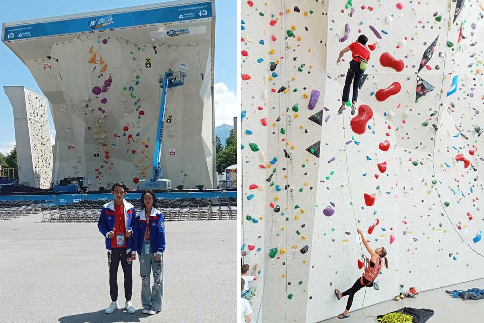 Cambodian climbers gear up for IFSC World Cup