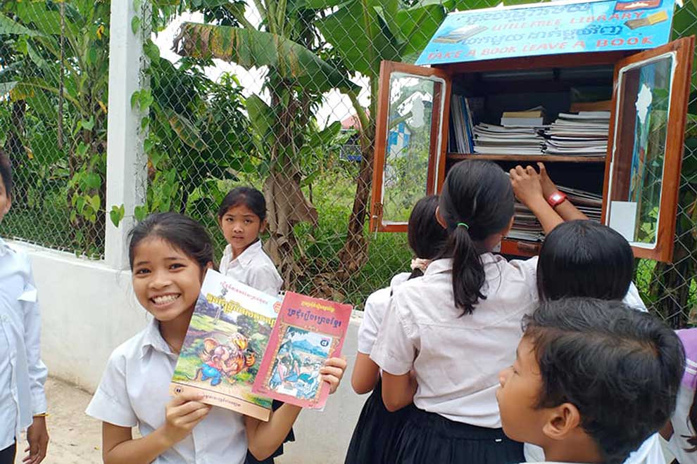 Little Kandal library encourages reading