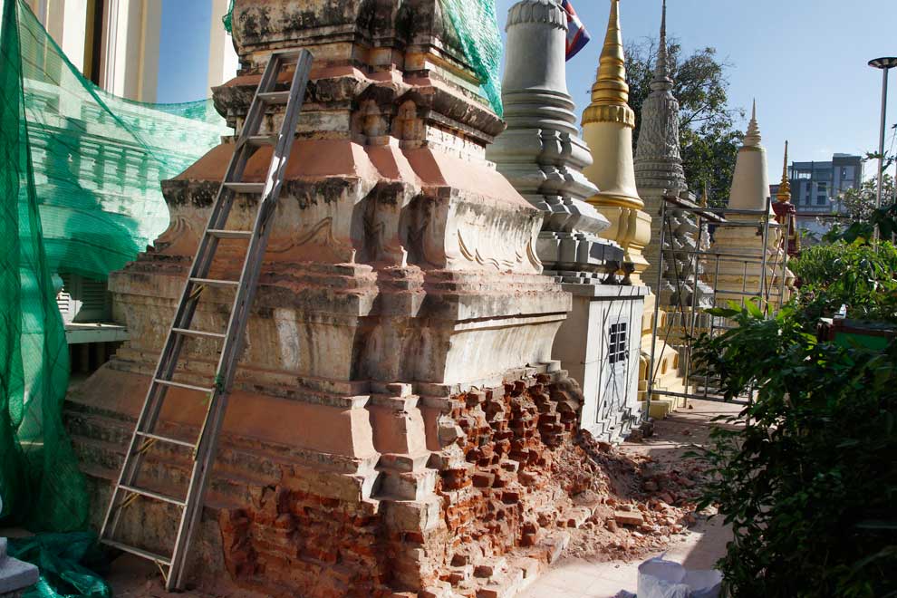 Mix-up nearly wrecks heritage stupa