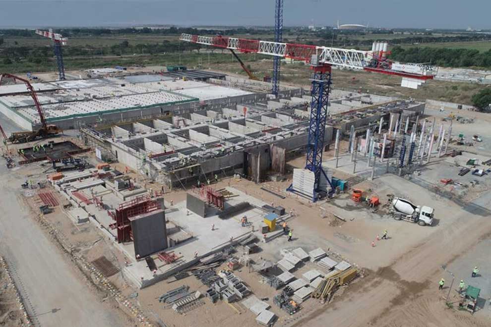 Capital's water treatment plant 60% complete