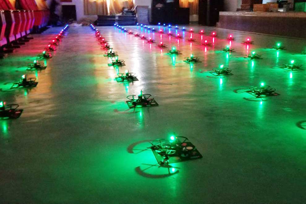 'Drone swarm' wows crowd at Koh Pich event