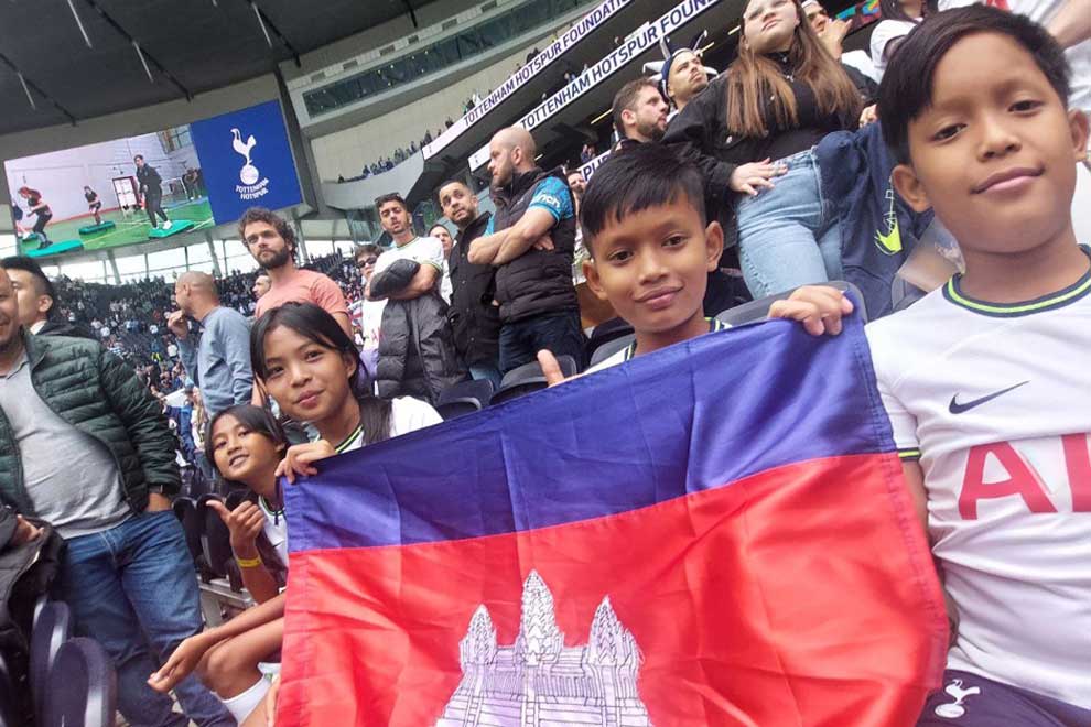 ISF kids fulfil dream as Premier League player escorts for Tottenham Hotspur