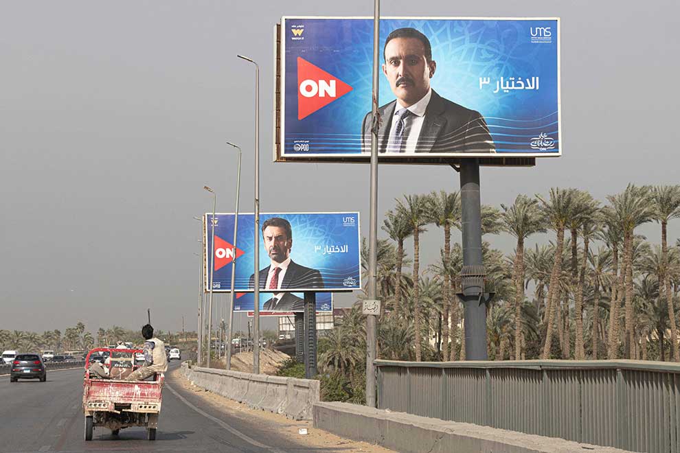 Egypt's president now Ramadan action hero