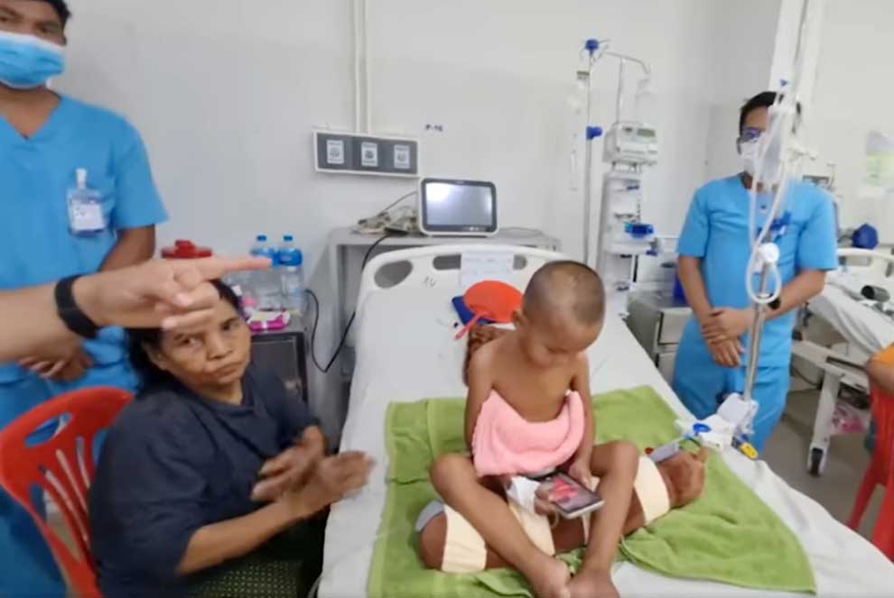 Siem Reap 4-year-old survives 90 wasp stings