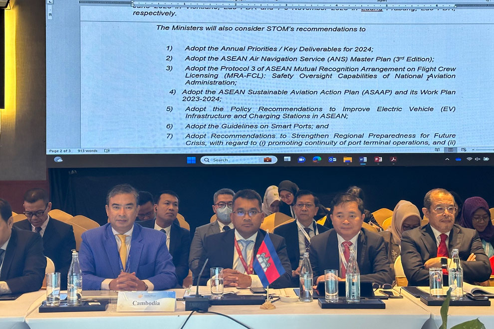 Dual purpose meeting evaluates ASEAN transport plans
