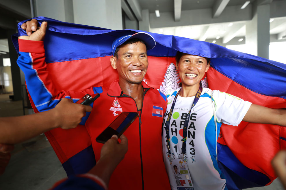 Three gold medal athlete shares her inspirational story