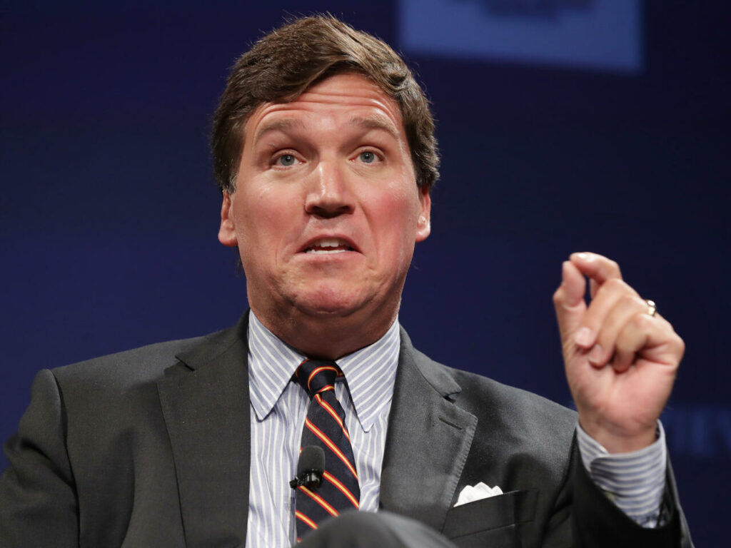 Tucker Carlson of Fox News widely mocked for show on 'masculinity'