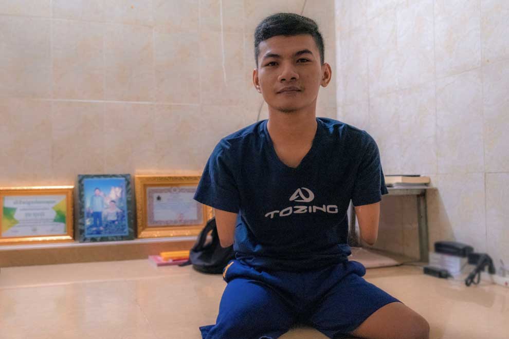 College senior overcomes all challenges to excel in studies