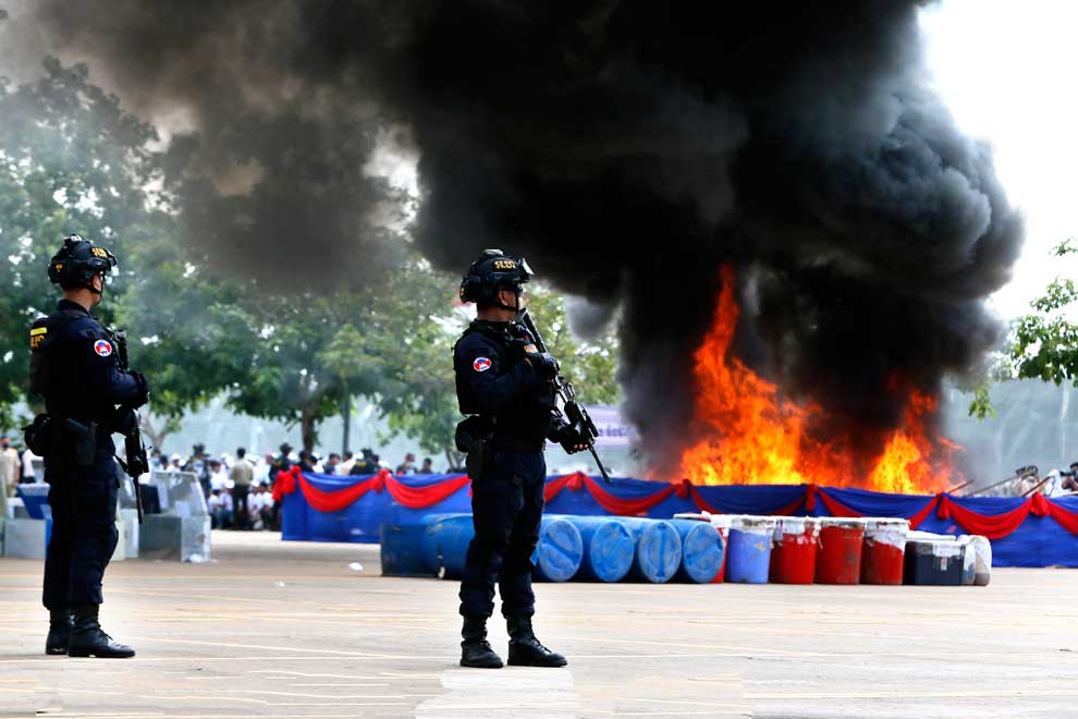 Five tonnes of narcotics destroyed on int'l day