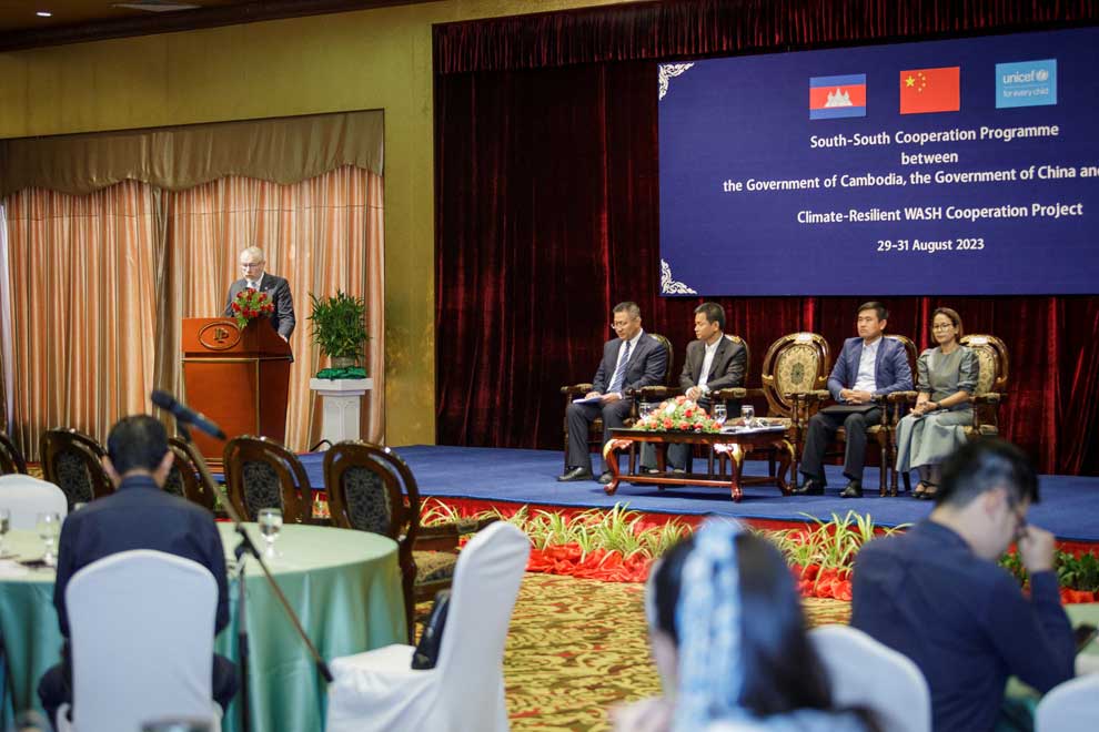 China and UNICEF forge climate-resilient project