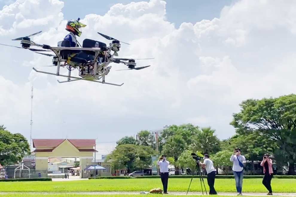 Cambodian students reach for the skies with innovative drone project
