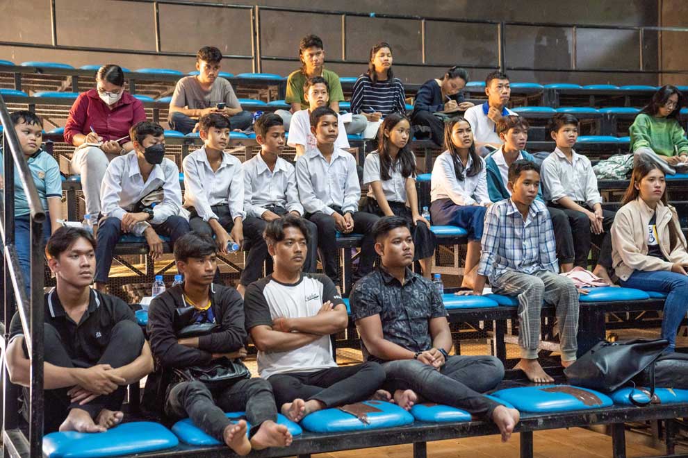 Davy Chou offers filmmaking tips to Kingdom's youth