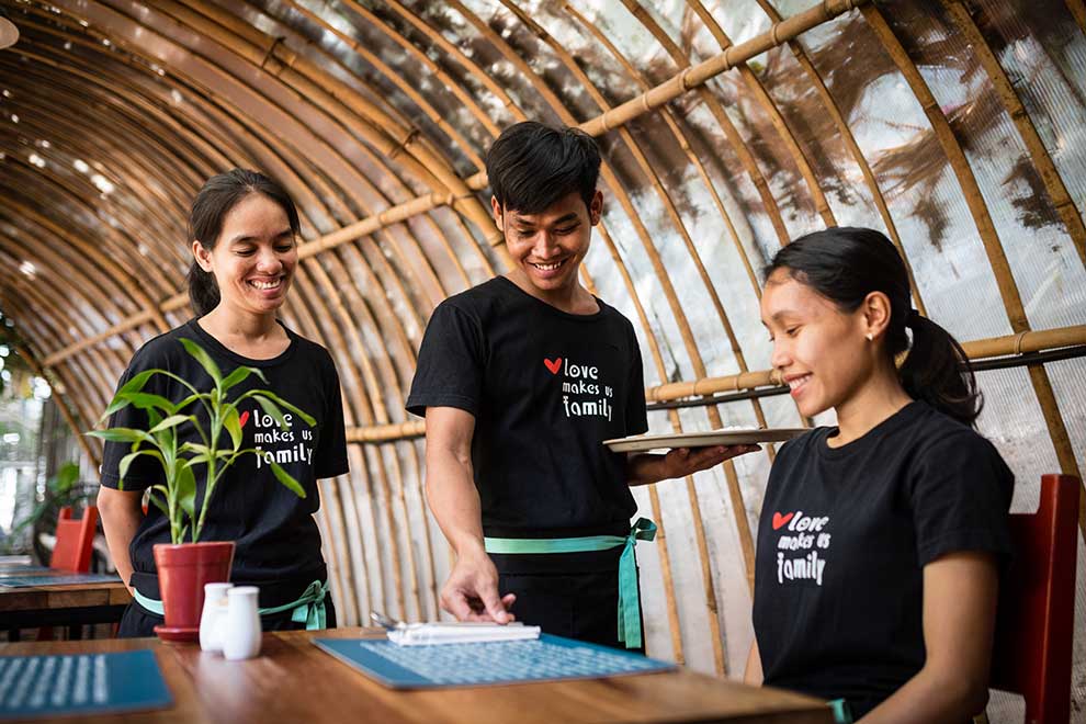 Siem Reap restaurant providing safe haven